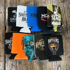 Assorted Beverage Can Koozies Ariat Camo Outdoors Fishing